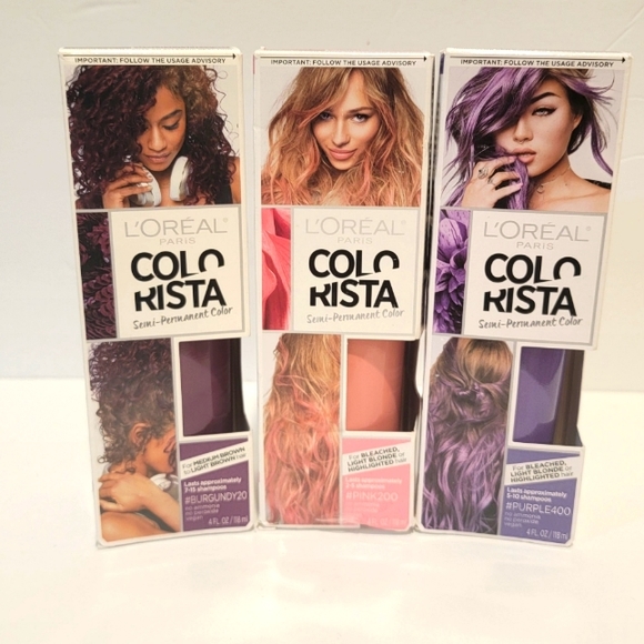3 Pack Loreal COLORISTA Semi Permanent Color Spray bundle - Picture 1 of 1